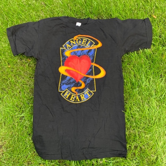 Vintage Angel Heart Bonnie Tyler Tour 1993 April Black T-Shirt, Size Large L - Picture 8 of 13
